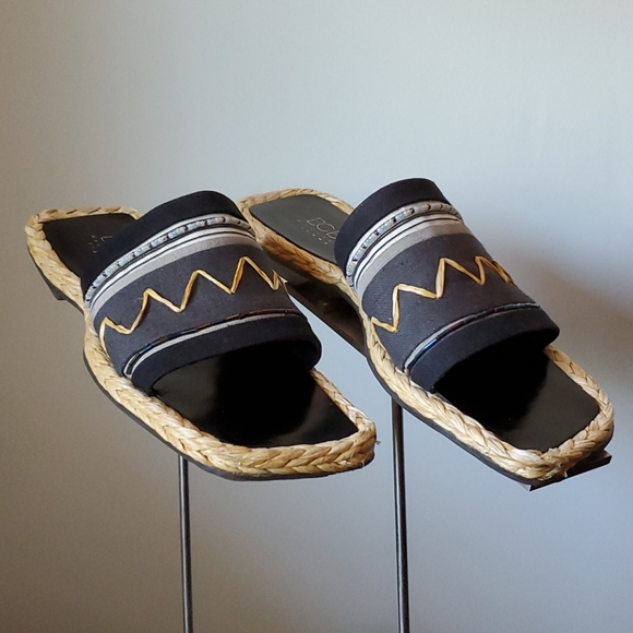 BCBG MaxAzria Beaded Slides - Picture 1 of 8